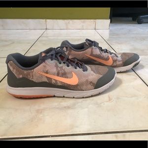 Orange Nike Running Shoes
